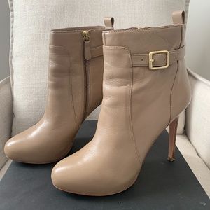 Leather booties